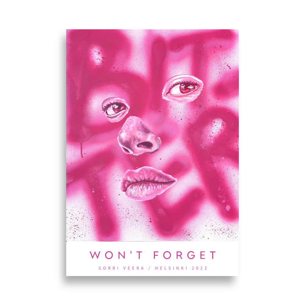 WON'T FORGET - poster